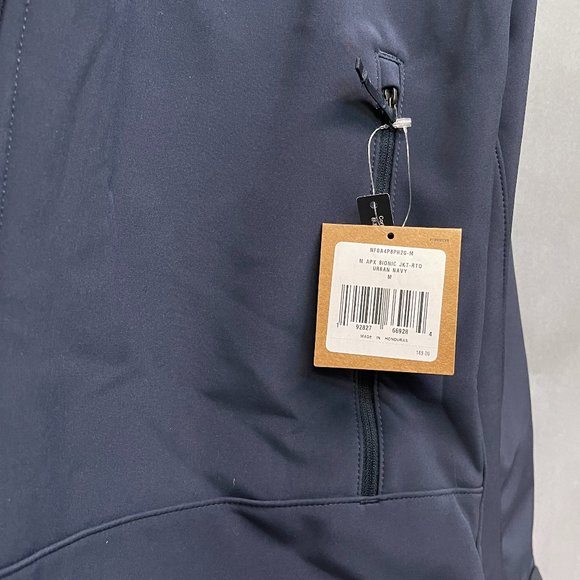 NWT! The North Face Men’s Apex Bionic 2 Jacket  Medium Navy Blue - Picture 5 of 5